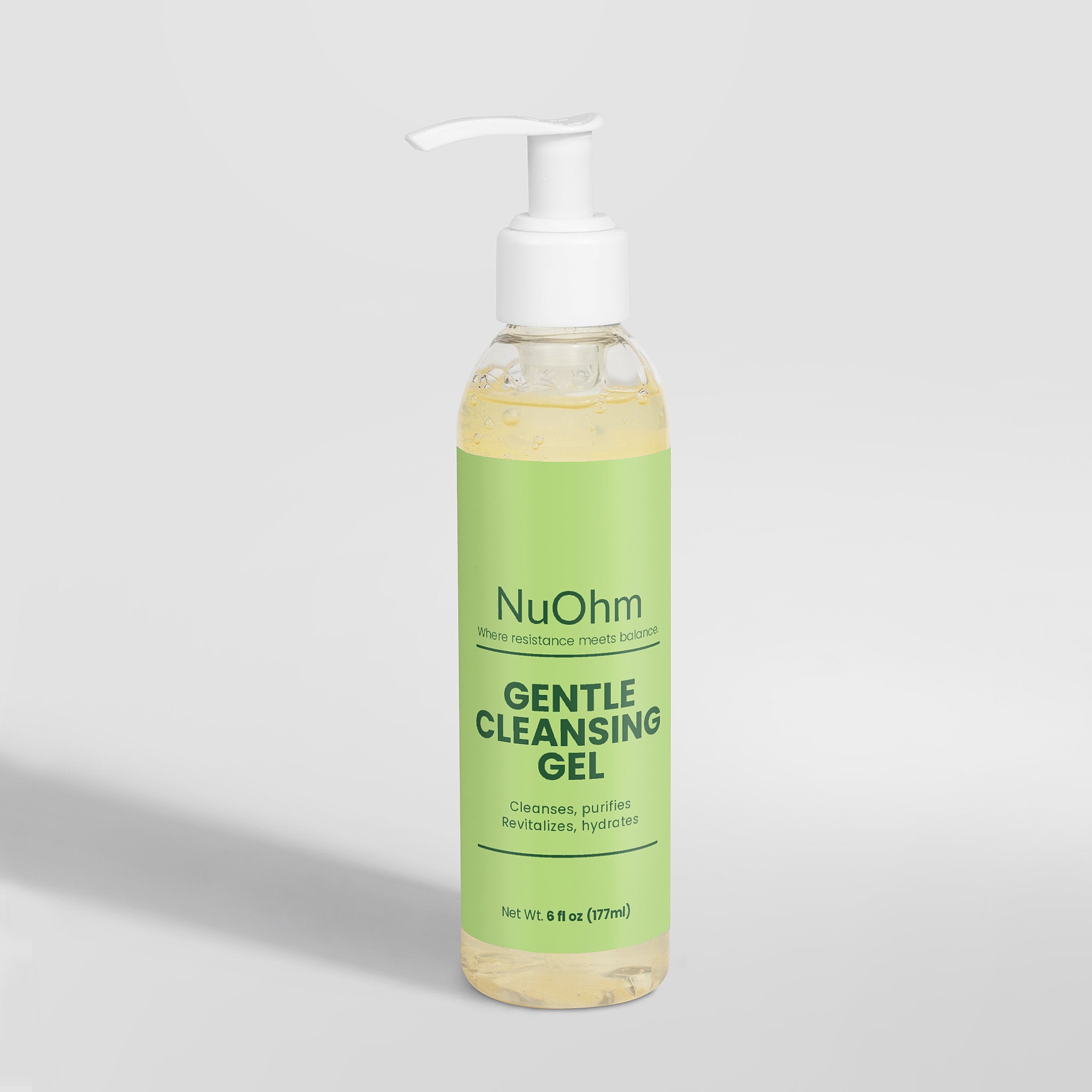 Gentle Gel Cleanser - Makeup Remover with Witch Hazel and Licorice Root, Oil-Free and Hydrating - NuOhm