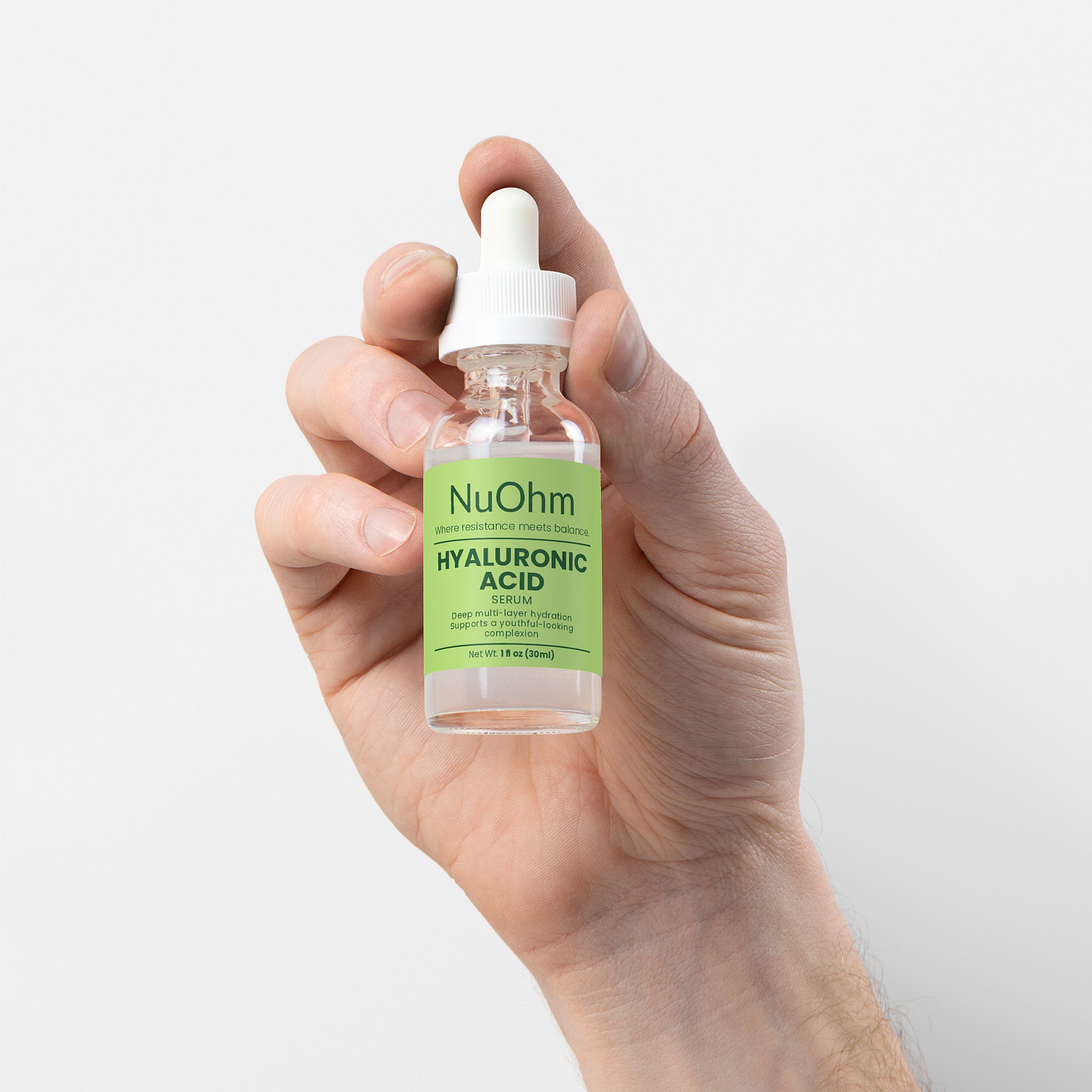 Advanced Hyaluronic Acid Serum - Unique 4-type Complex - NuOhm