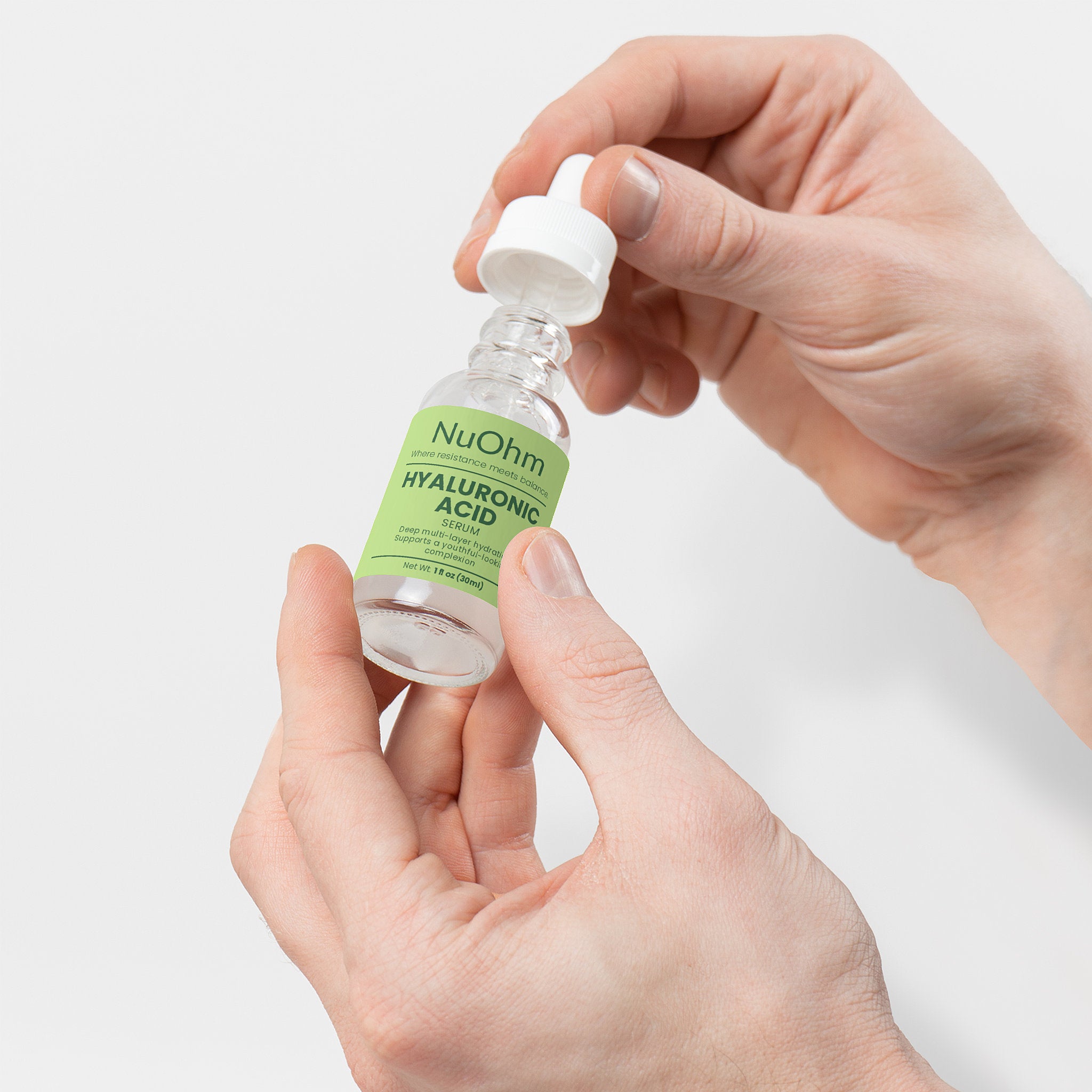 Advanced Hyaluronic Acid Serum - Unique 4-type Complex - NuOhm