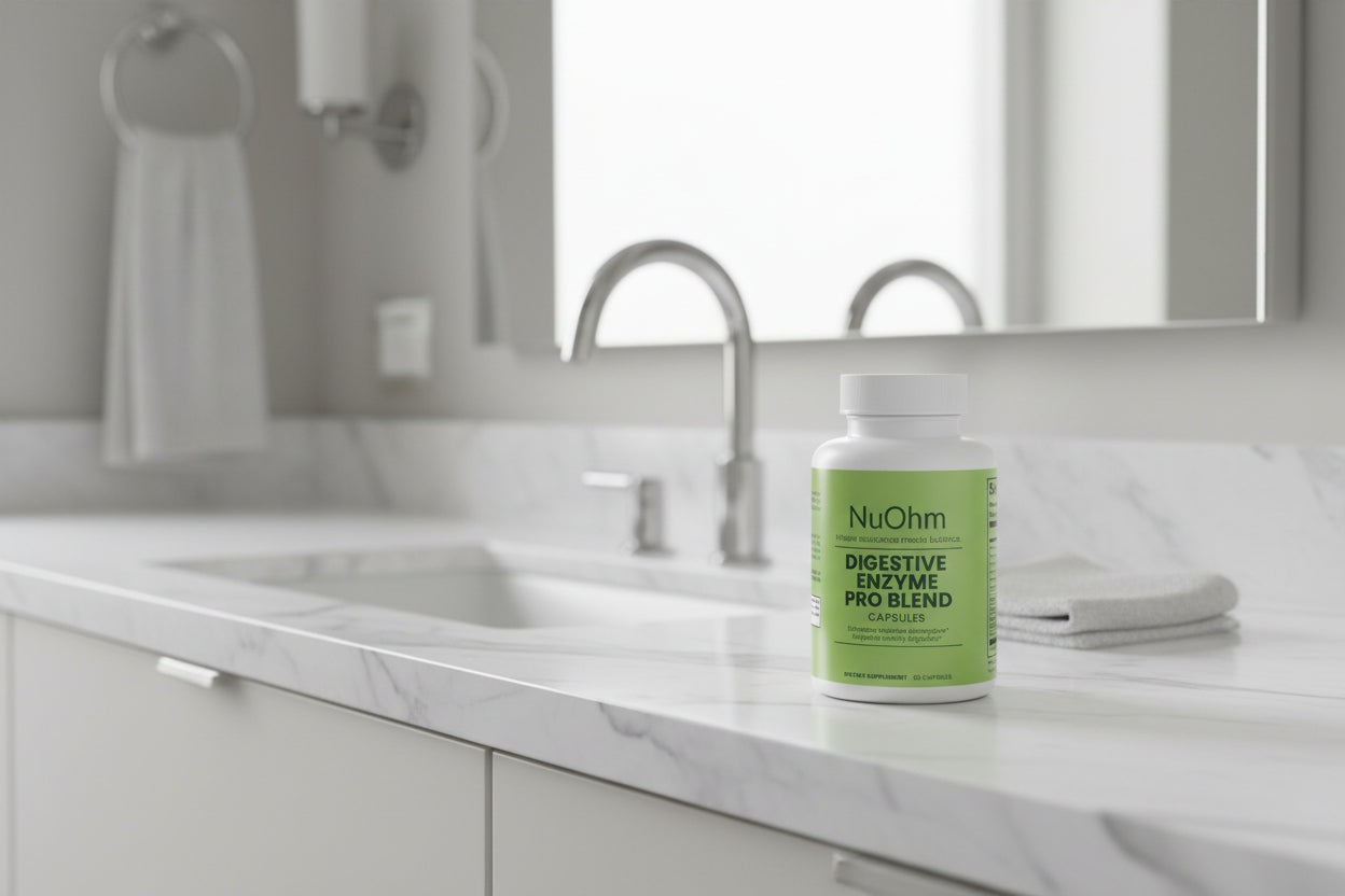 Pro Digest Enzyme Blend and Digestive Support - NuOhm