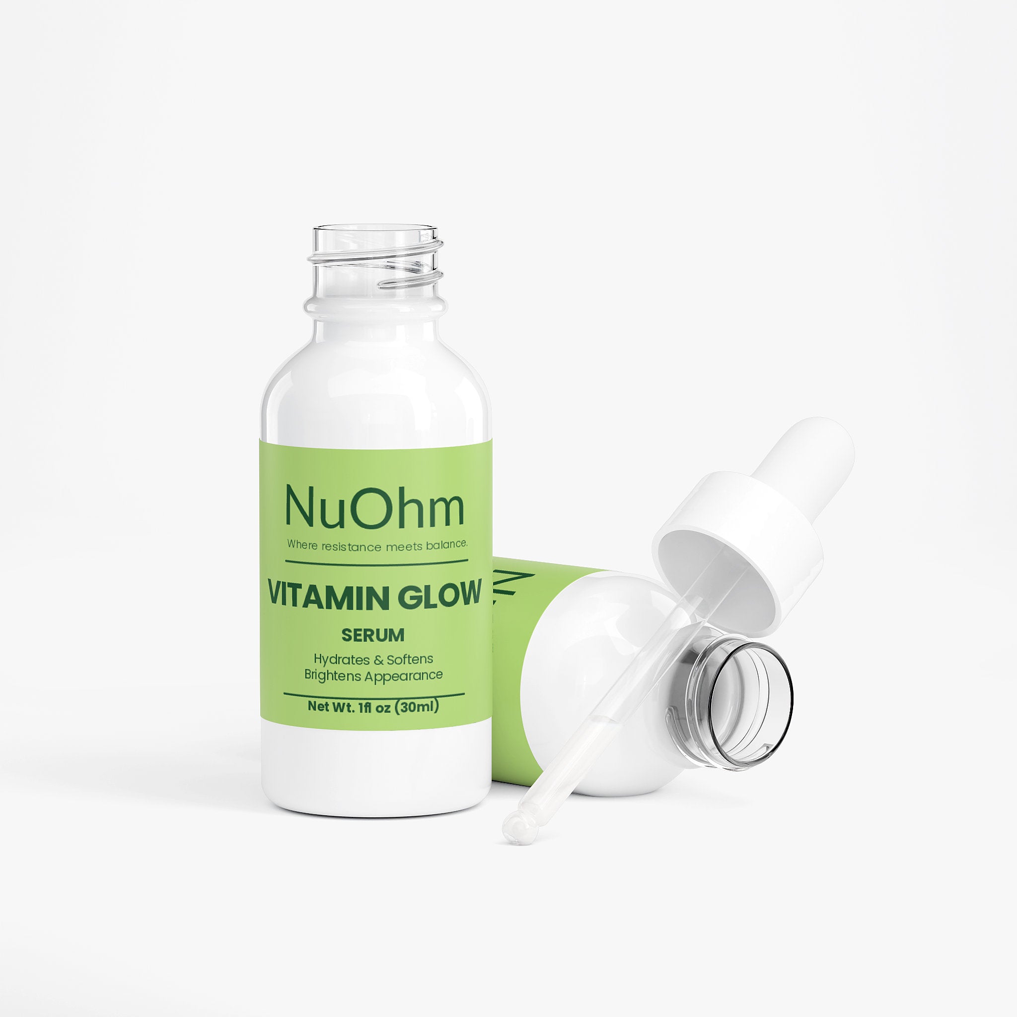 Vitamin Glow Serum - Fast Absorbing Elixir - NuOhm