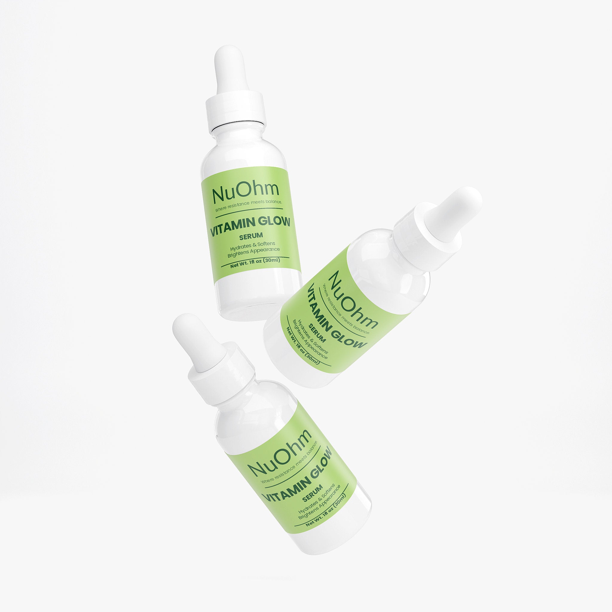 Vitamin Glow Serum - Fast Absorbing Elixir - NuOhm