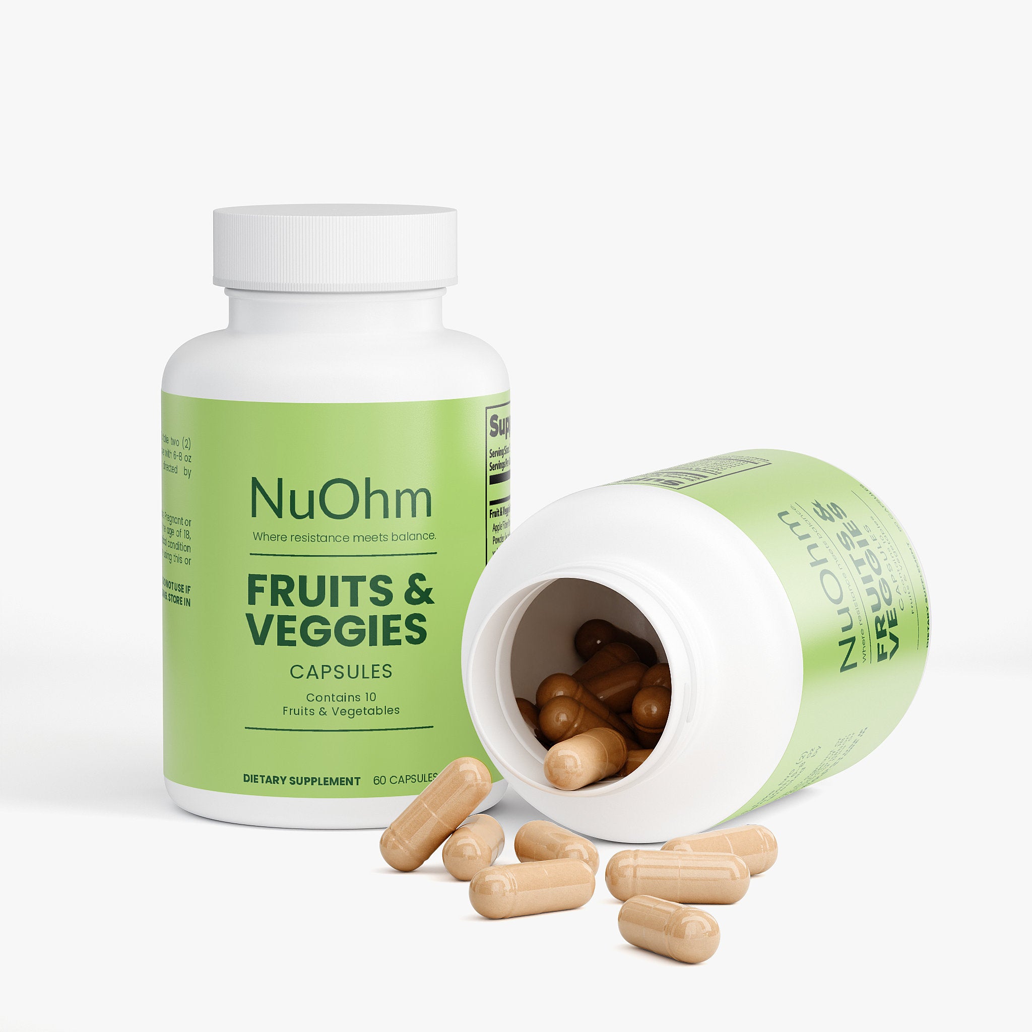 Plant-Based Daily Support Formula. Supports Cardiovascular Health & Cellular Wellness - NuOhm
