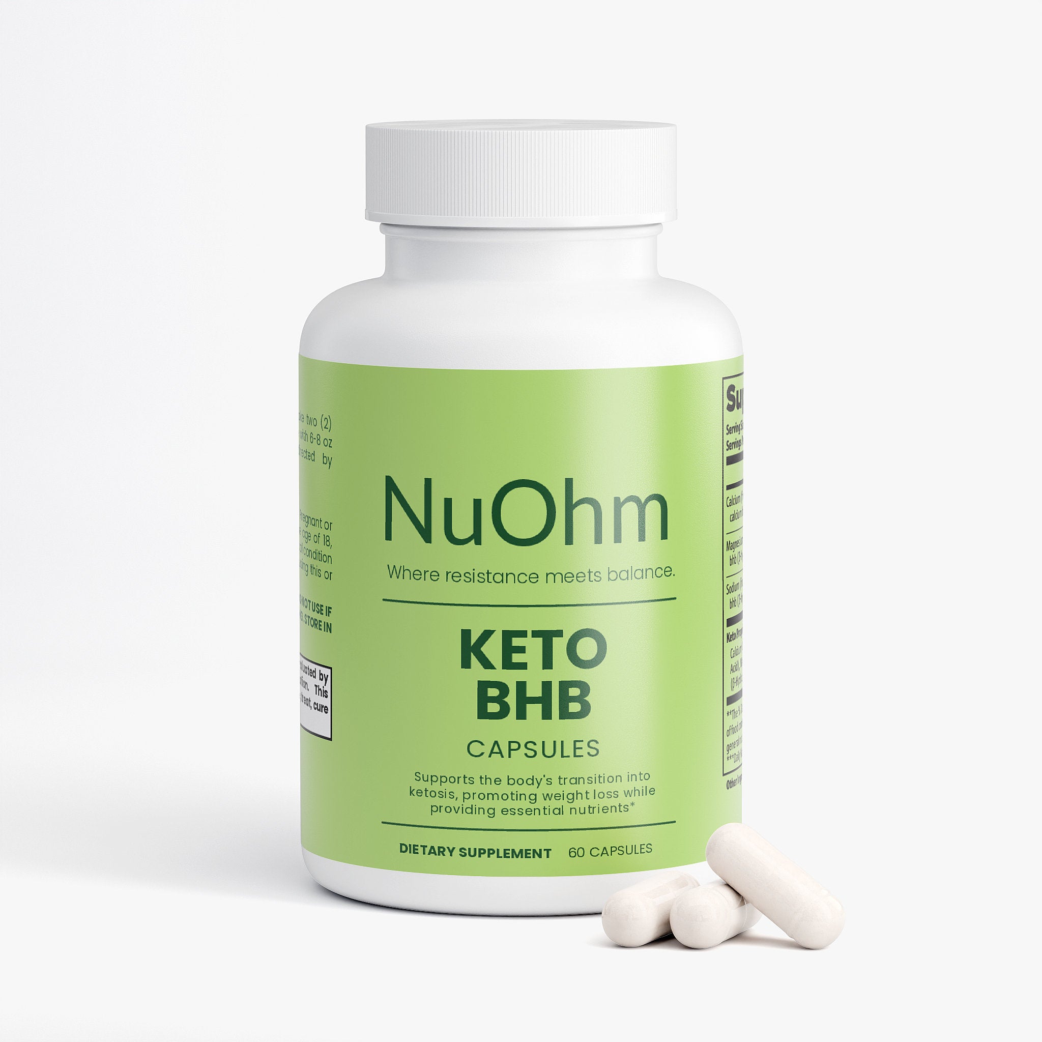 Keto Fuel - Support Energy and Mental Clarity with BHB Salts and MCT Oil - NuOhm