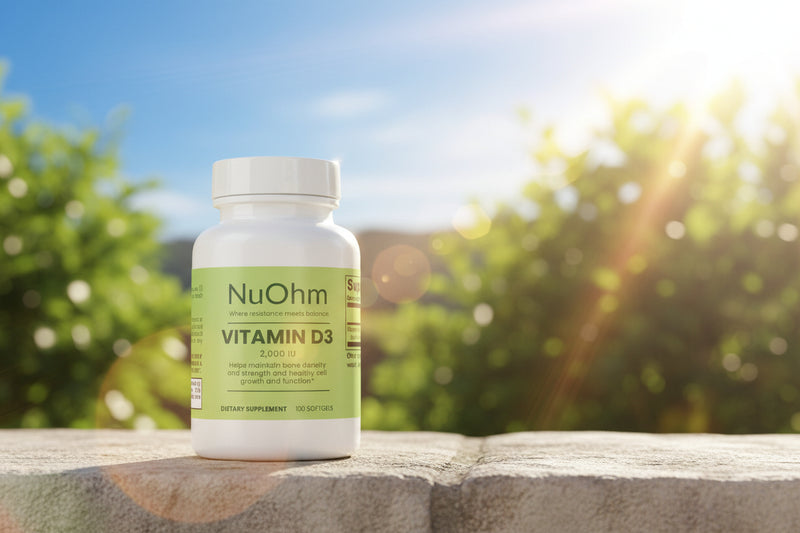 High-Quality Vitamin D3 for Supporting Bone, Mood & Vitality - Immune & Muscle Support