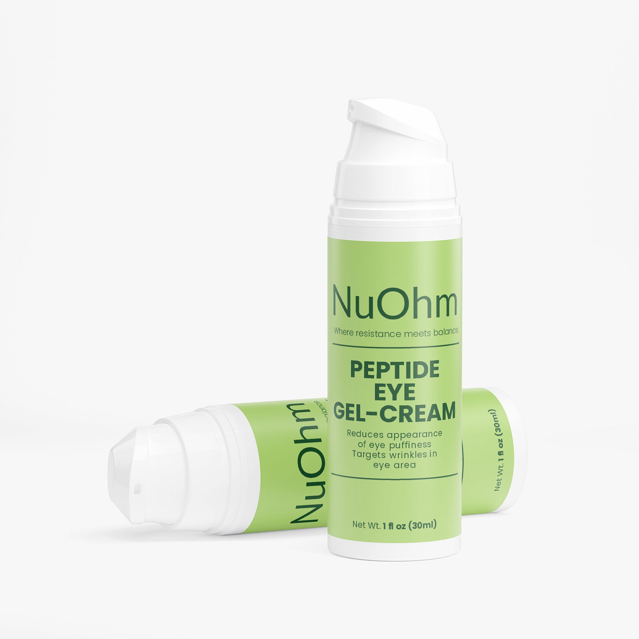 Youthful Eye Gel-Cream. Fight fatigue, Support smooth under-eye bags with Acetyl Tetrapeptide-5 - NuOhm