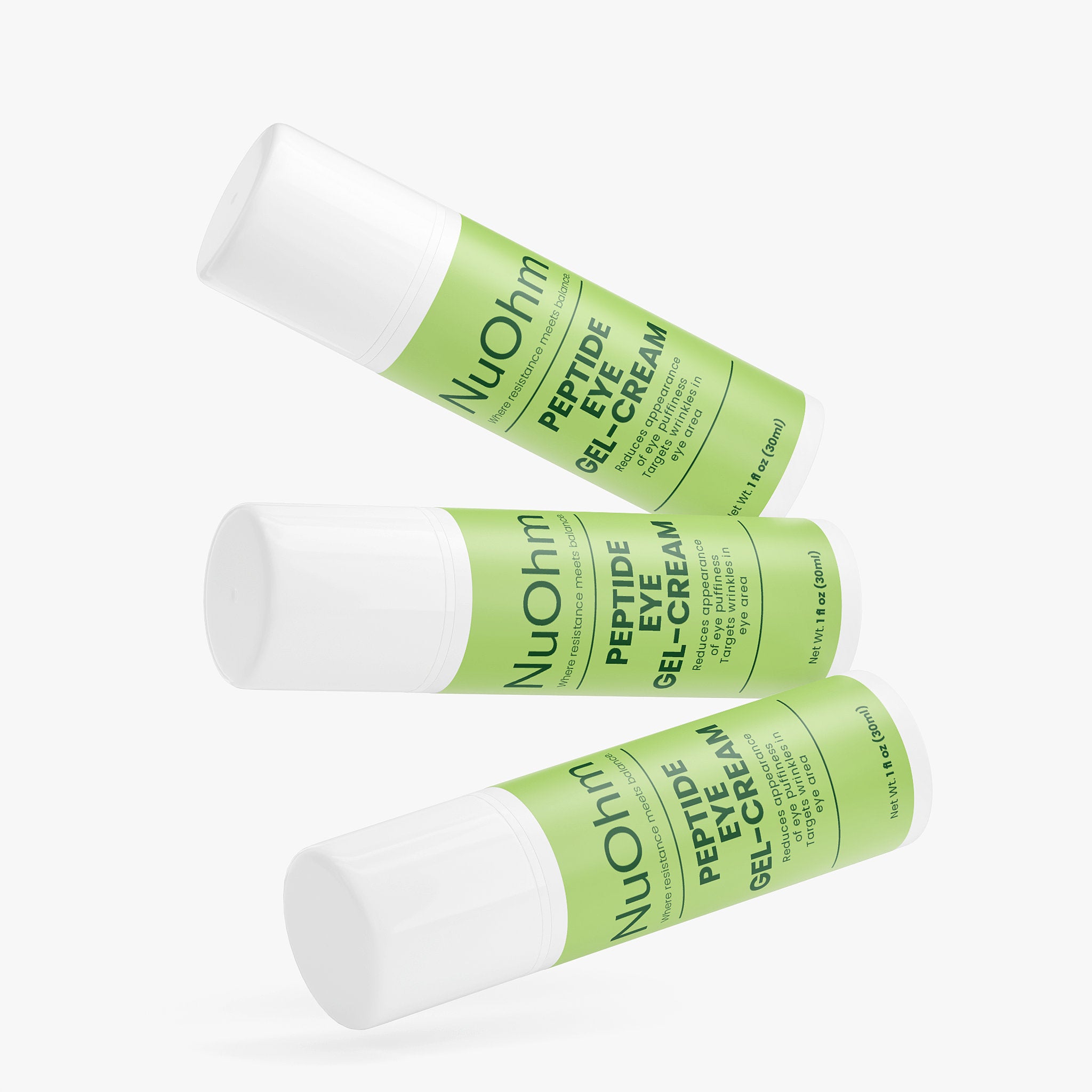 Youthful Eye Gel-Cream. Fight fatigue, Support smooth under-eye bags with Acetyl Tetrapeptide-5 - NuOhm