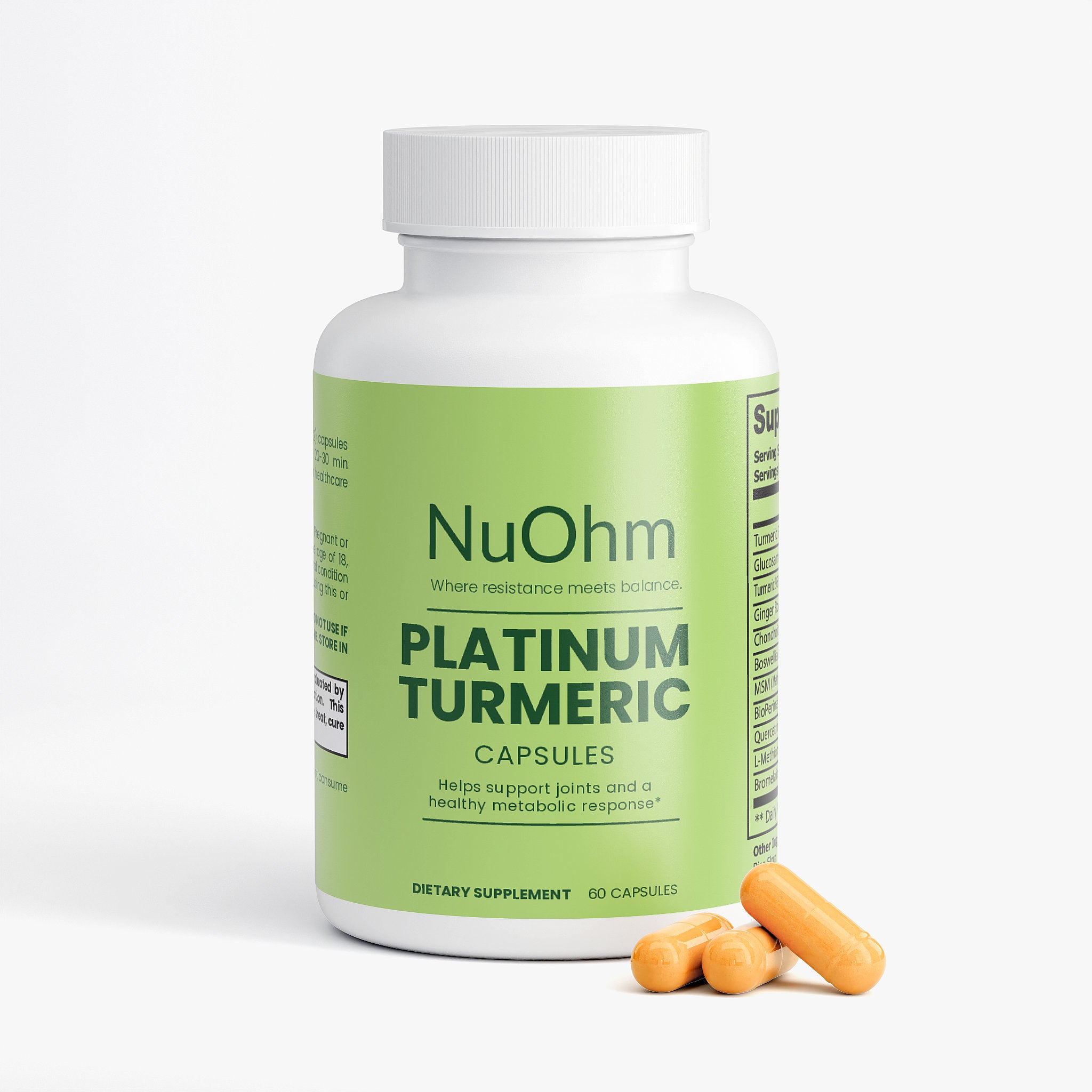 Platinum Potency Turmeric - Advanced Joint Support Blend - NuOhm