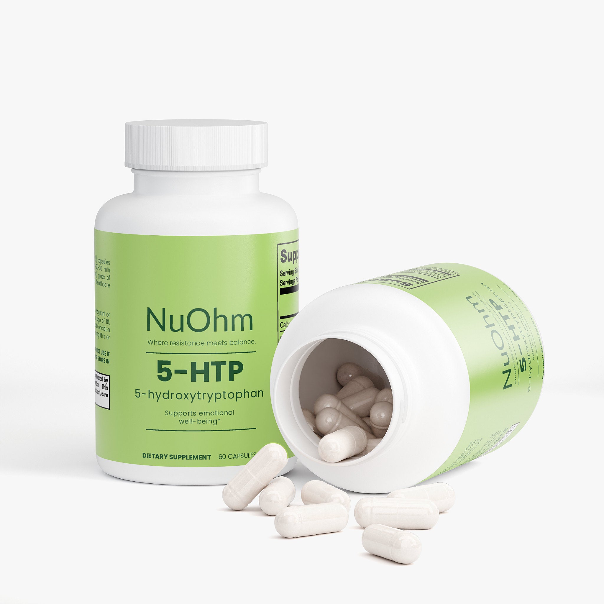 Natural 5-HTP Mood Support for Emotional Balance - NuOhm