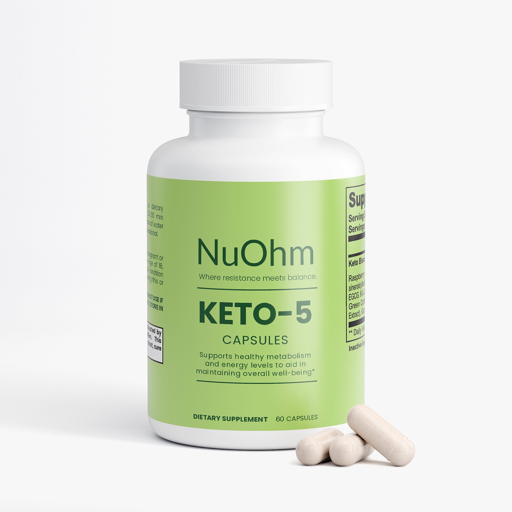 Keto-5 Blend: Achieve Weight Goals with Energy and Focus - NuOhm