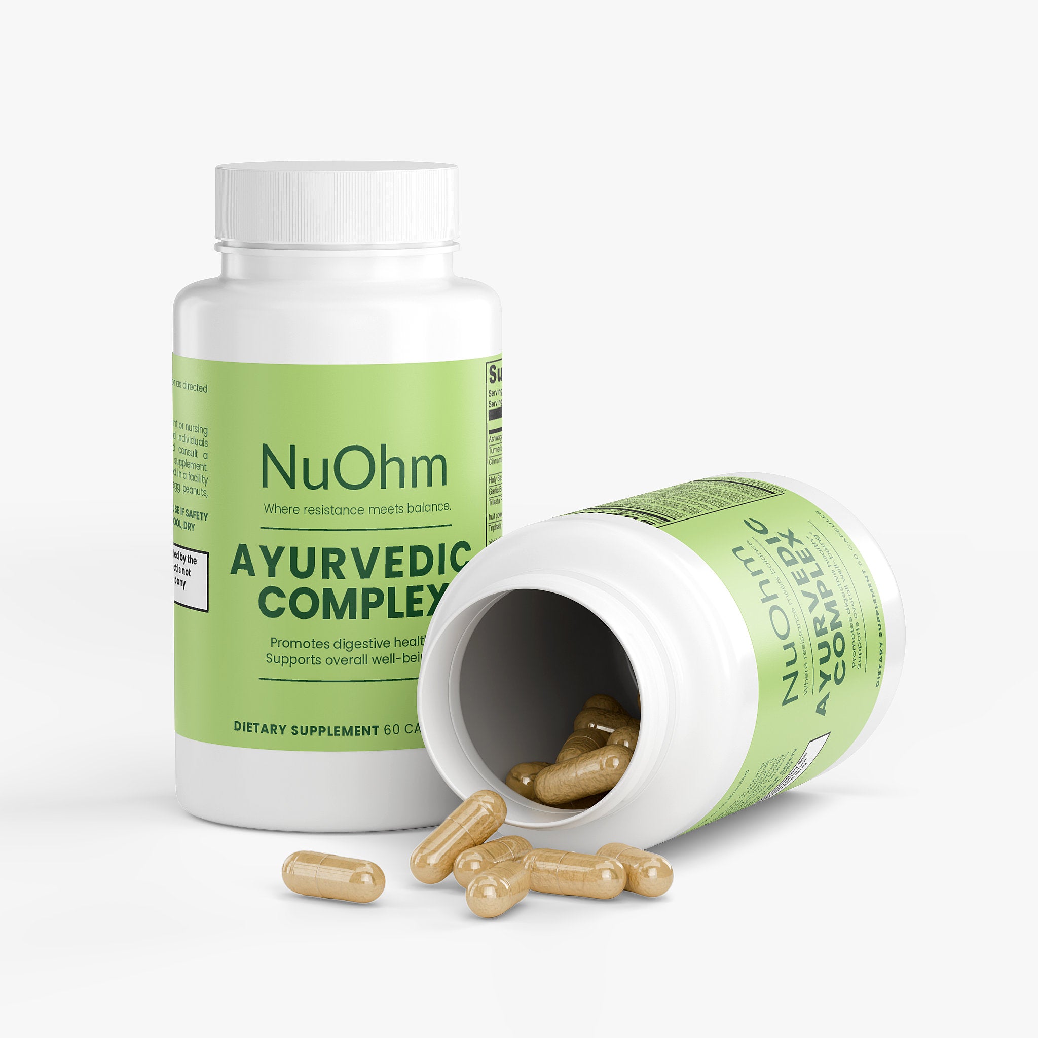 Ayurvedic with Shilajit, Ashwagandha, Turmeric and more - NuOhm
