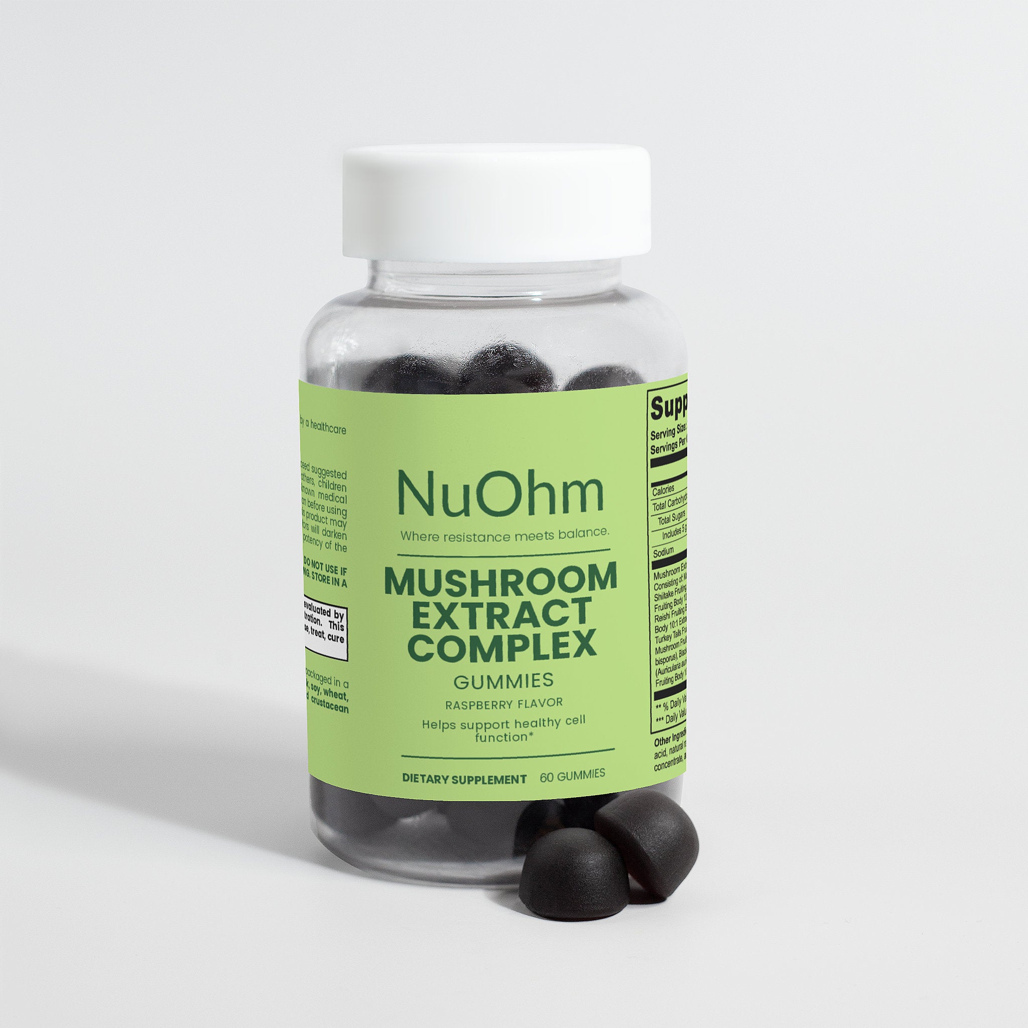 10-Mushroom Super-Blend Gummy for Ambitious High-Achievers - NuOhm