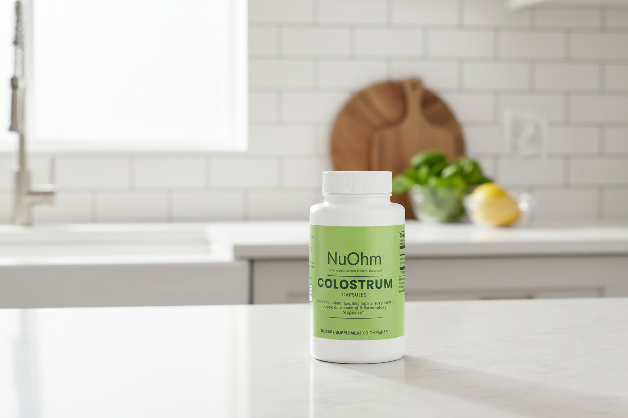 Premium Bovine Colostrum Capsules - NuOhm