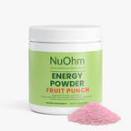 Focus Energy Powder - Sugar-Free Formula with Caffeine, L-Theanine & Electrolyte Blend - NuOhm