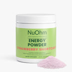 Smart Energy Powder, Strawberry Shortcake - Sugar-Free with Caffeine - NuOhm