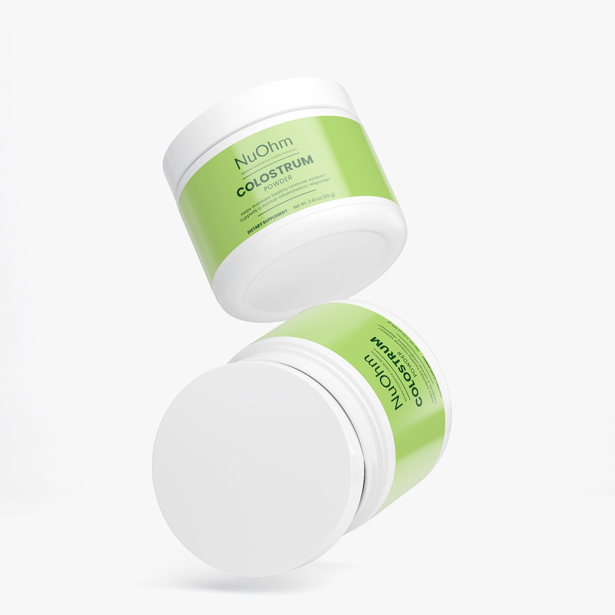 Premium Bovine Colostrum Powder 2300mg - Support Immune Health & Digestion - Active Recovery Support - NuOhm