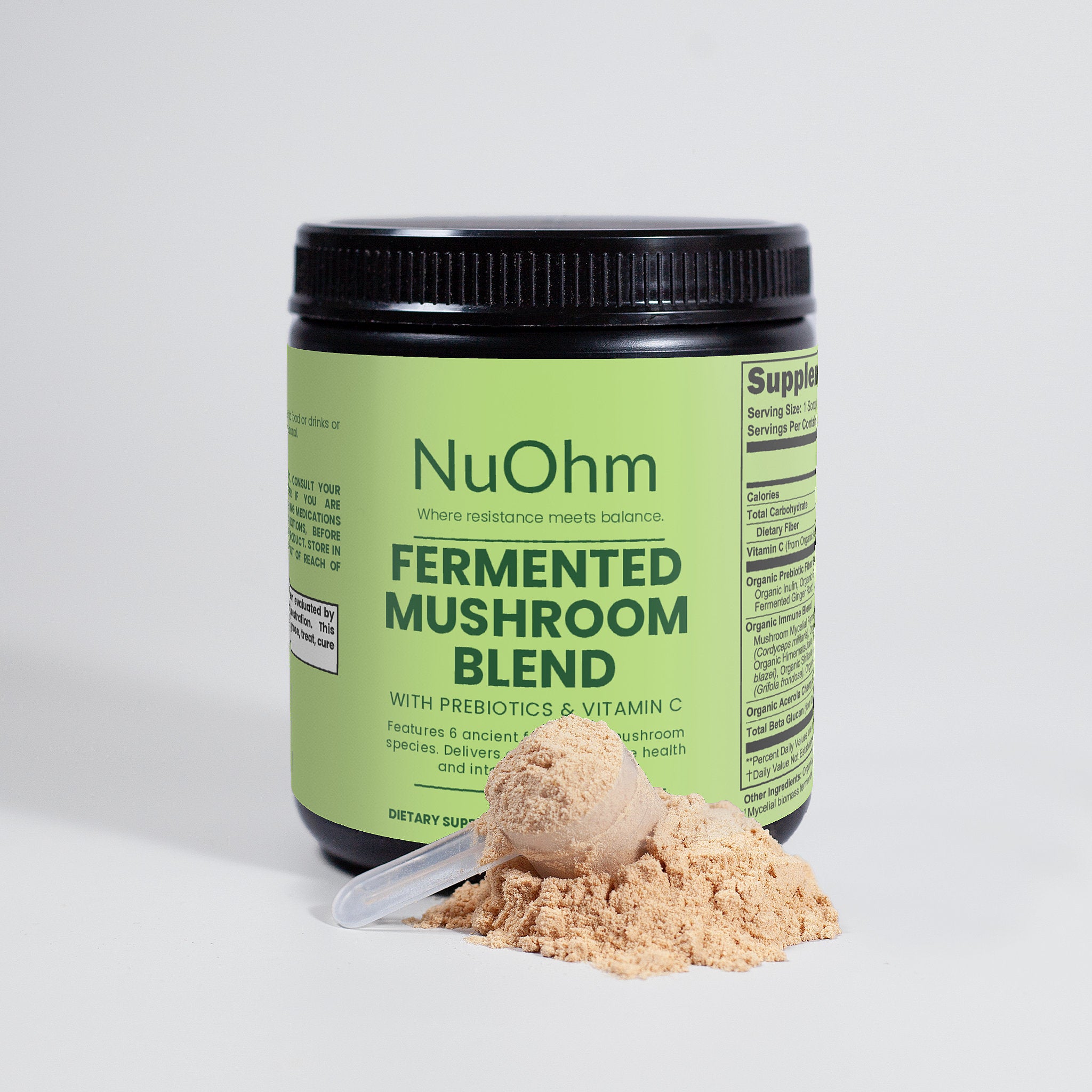Fermented Mushroom Powder Blend - NuOhm