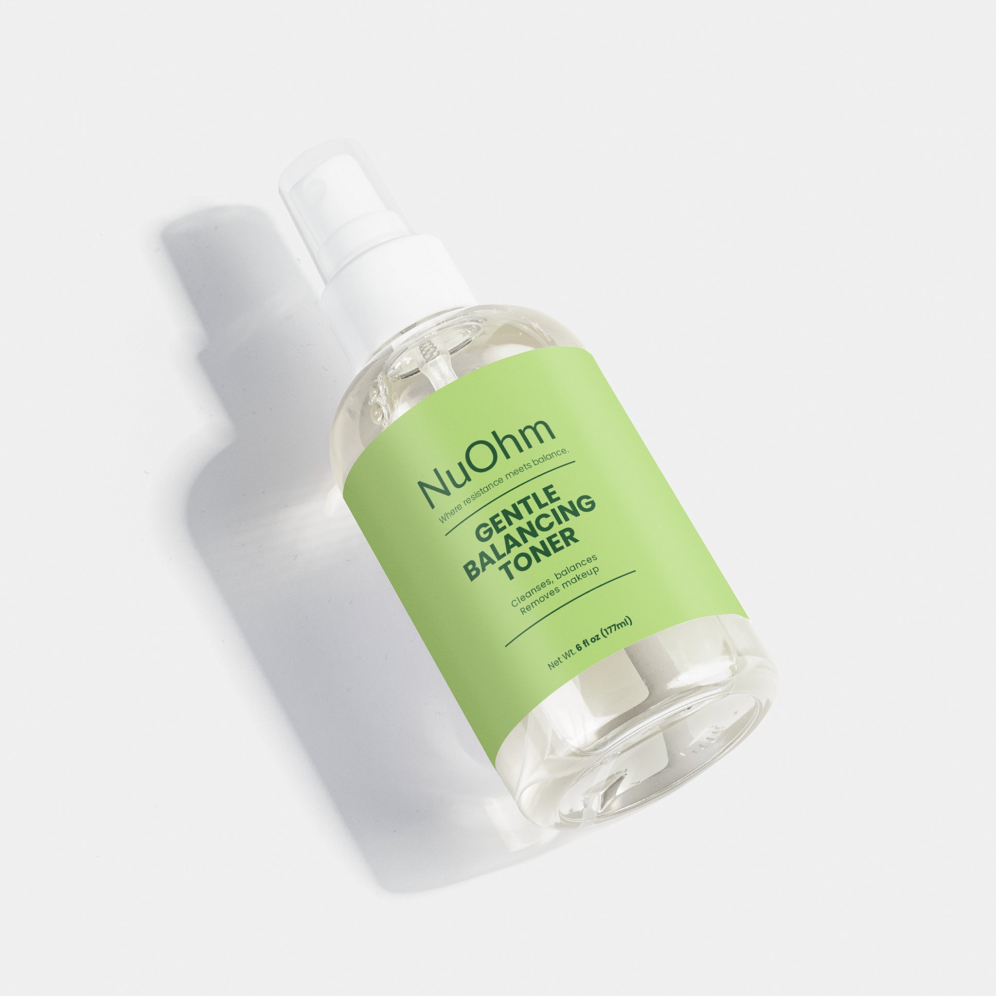 Green Tea & Chamomile Balancing Toner - Sensitive Skin Types - NuOhm