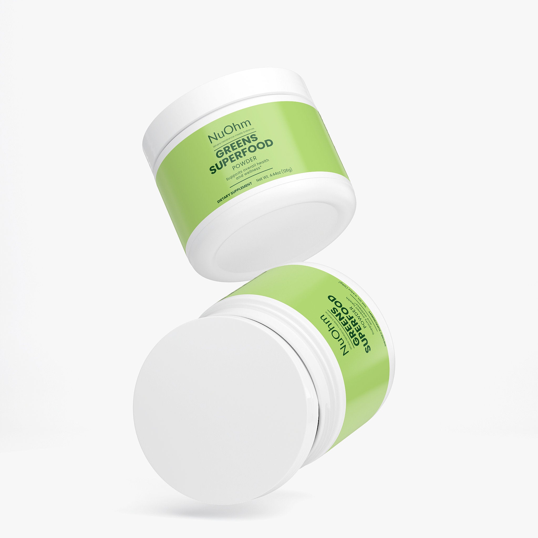 Greens Superfood Powder - Plant-Based Nutrition with Phytonutrients - NuOhm