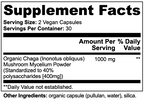 Chaga Bioactive Capsules - Wellness Support & Antioxidant - NuOhm