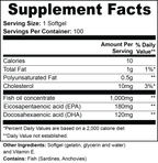 Omega-3 Fish Oil - Heart, Brain, Vision & Joint Support - NuOhm