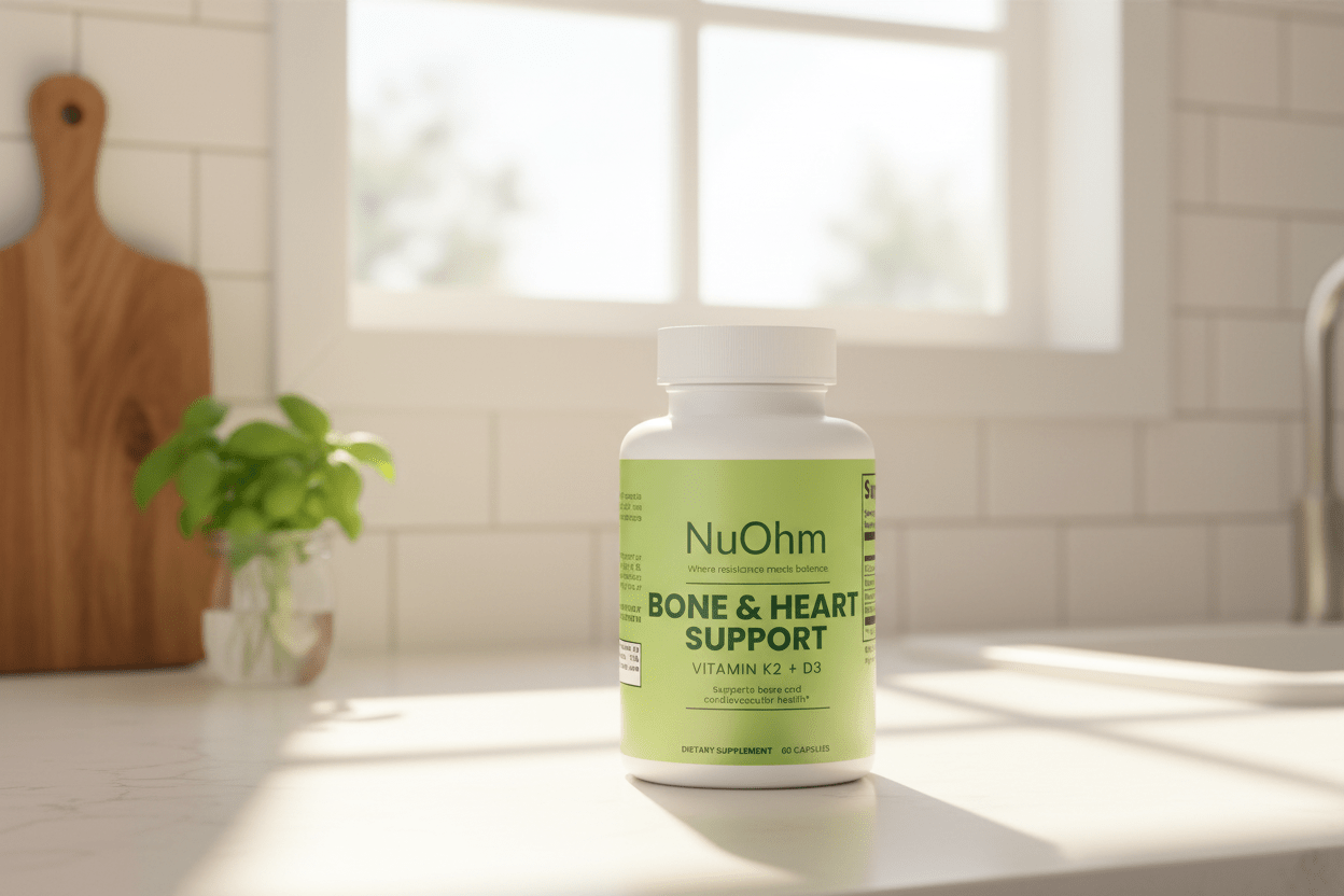 Bone & Heart Support - Vitamin D3 & K2 - NuOhm