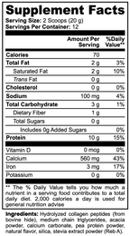 Grass-Fed Collagen Peptides Powder (Vanilla) - NuOhm