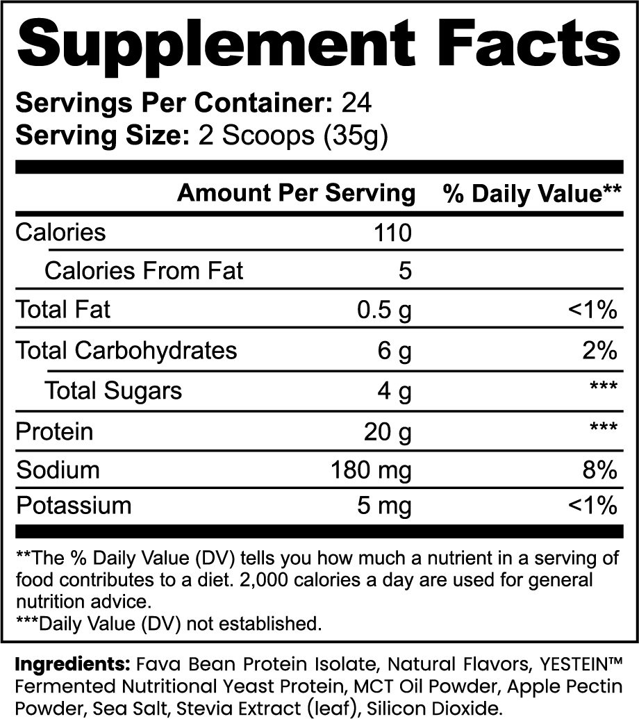 Plant Protein Powder (Vanilla) - NuOhm